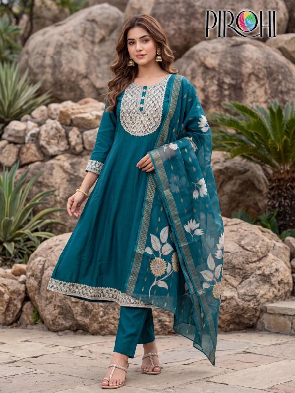 Pirohi anarkali kurti wholesaler in bhuleshwar